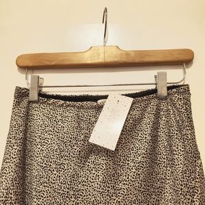 Sienna Sky Slinky Leopard Midi Skirt